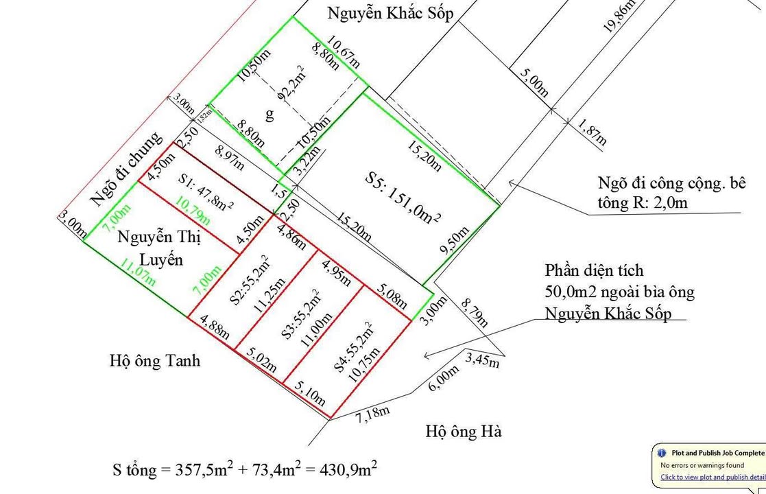 Đất nền Hồng Thái An Dương 48m² - Lô góc ô tô đỗ thoải mái!