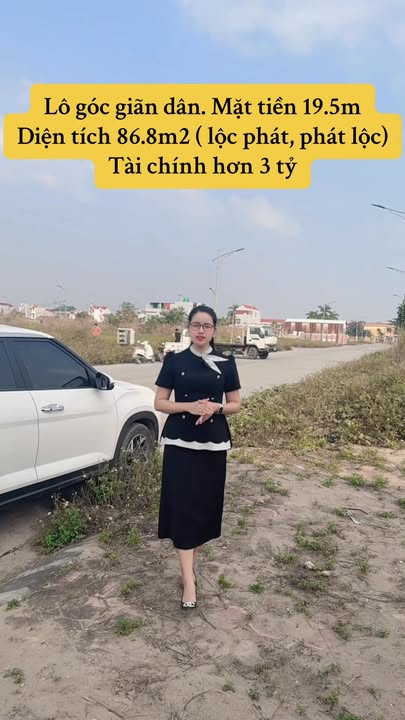 Đất nền góc Hòa Phong, Mỹ Hào 86m² giá 3 tỷ - Đầu tư sinh lời ngay!