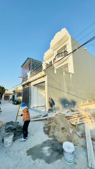 Nhà 3 tầng Lê Lợi, An Dương 73m² giá 3.25 tỷ - Sân sau thoáng mát, gara ô tô