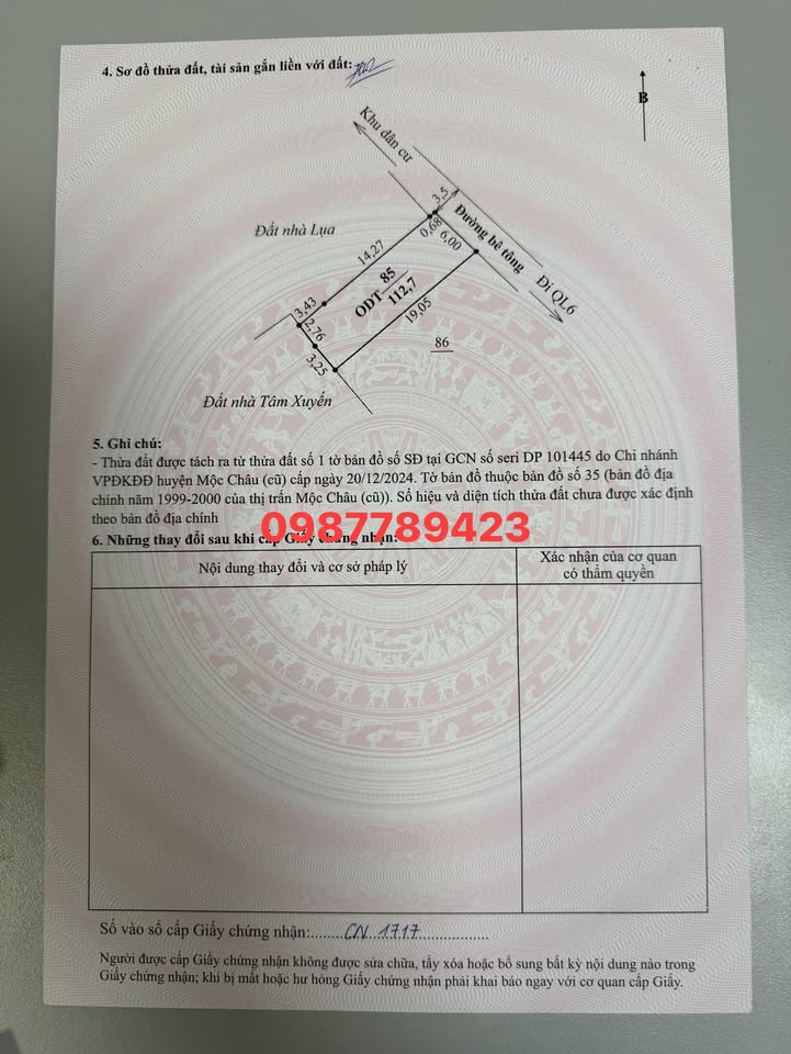 Đất nền Mộc Sơn 112.7m² giá 2 tỷ - Sổ đỏ công chứng ngay trong ngày!