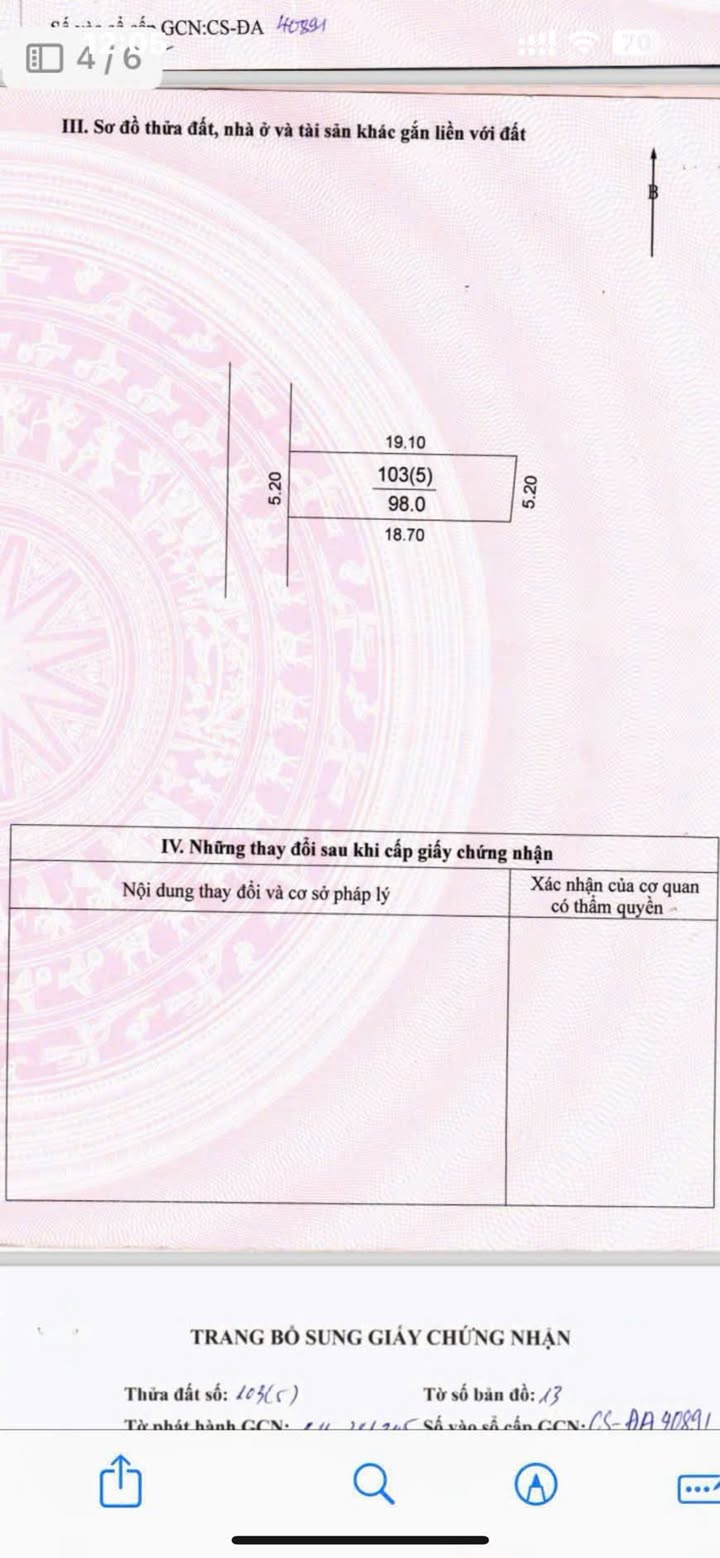 Đất đấu giá Vân Nội 98m² giá chỉ 10 triệu/m² - Đầu tư sinh lời ngay!