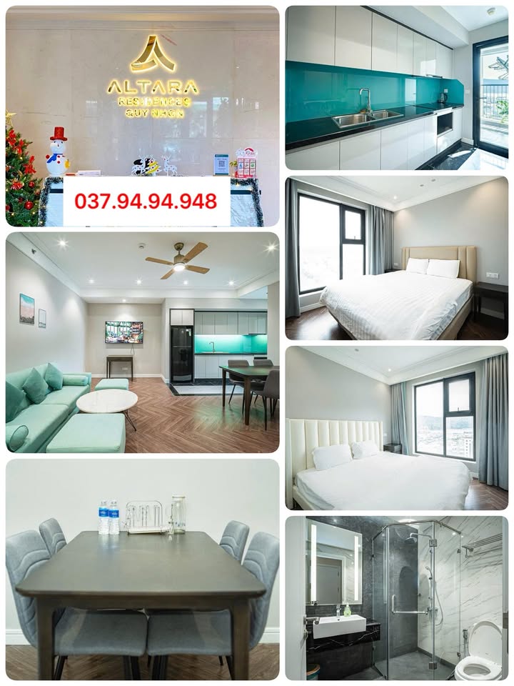 Căn hộ Altara Residence Quy Nhơn 46m² giá 5,5 triệu - Full nội thất sang trọng!