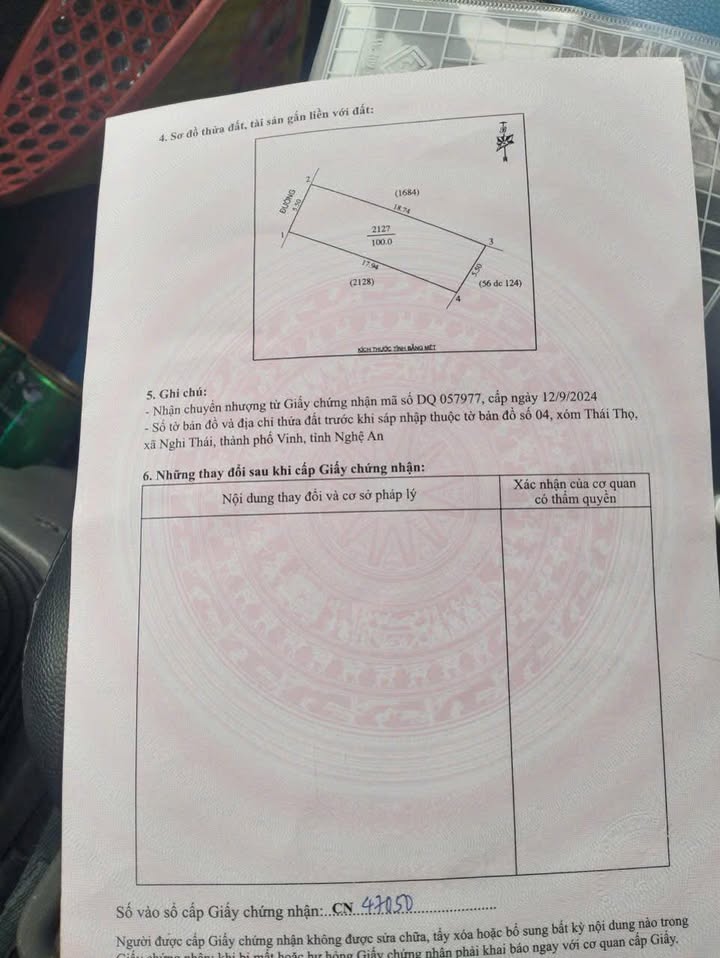 Đất Nền Nghi Thái 100m² giá 1.3 tỷ - Chính chủ cần bán gấp!