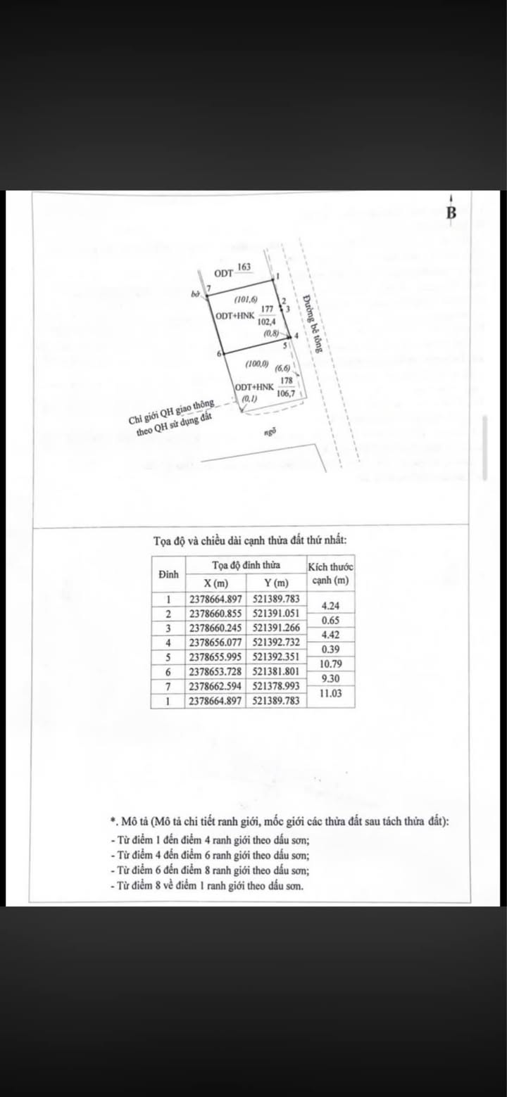 Đất thổ cư Khu Thác Hàn Móng Cái 102m² giá 1.2 tỷ - Mặt tiền gần 10m