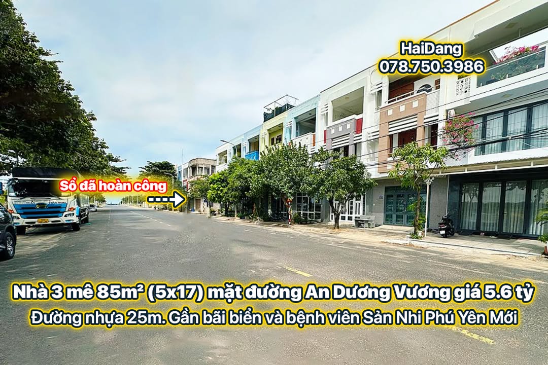 Nhà 3 mê mặt đường An Dương Vương 85m² giá 5.6 tỷ - Sổ hồng chính chủ!