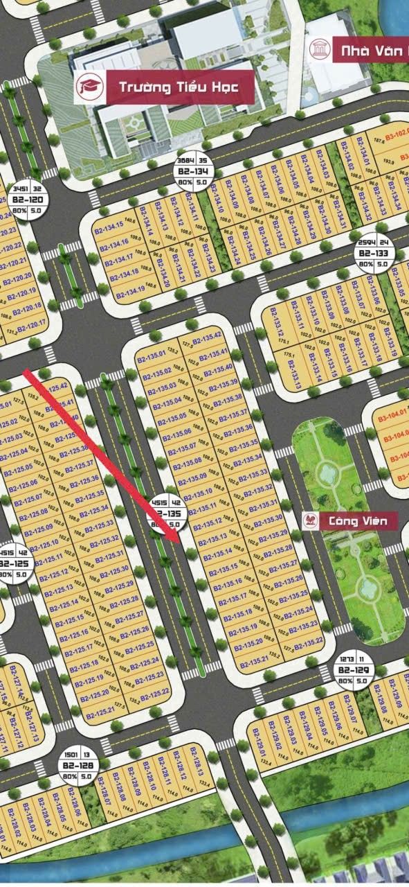 Đất nền Khu đô thị FPT Đà Nẵng 108m² giá 5 tỷ - Hướng Tây lý tưởng!