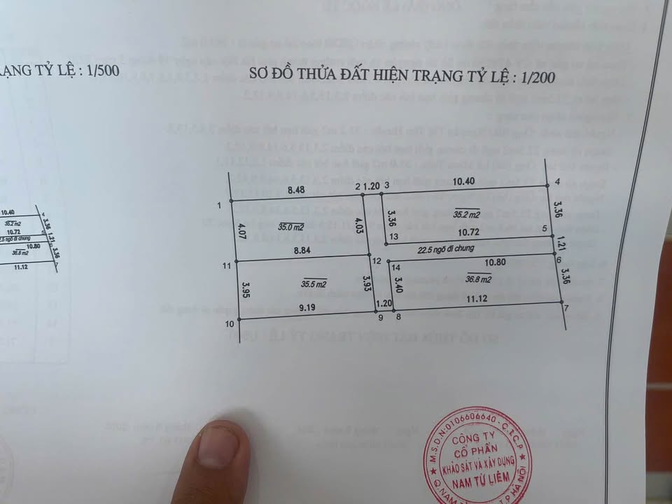 Đất nền chính chủ Phú Diễn 35m² - Sổ đỏ, giá thỏa thuận