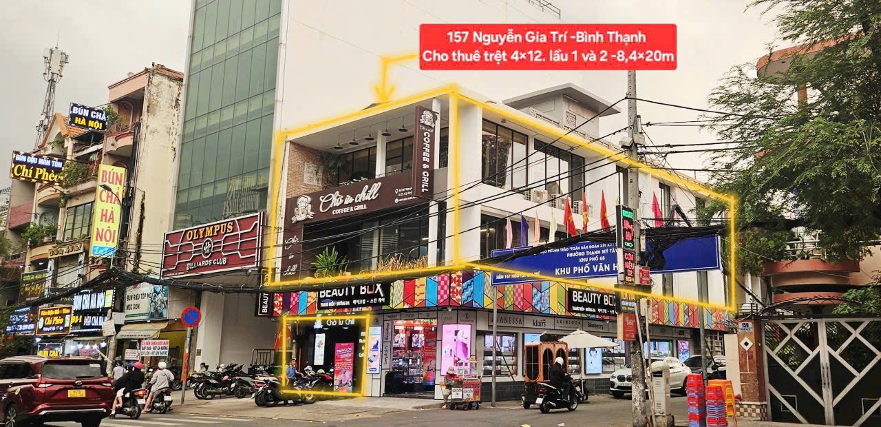 Cho thuê FrontHouse Nguyễn Gia Trí, Bình Thạnh 168m² - Thích hợp kinh doanh đa dạng!