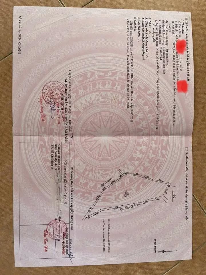 Đất nền 3.477m² thôn 8 Lộc Nam giá 1.35 tỷ - Cơ hội đầu tư tuyệt vời!