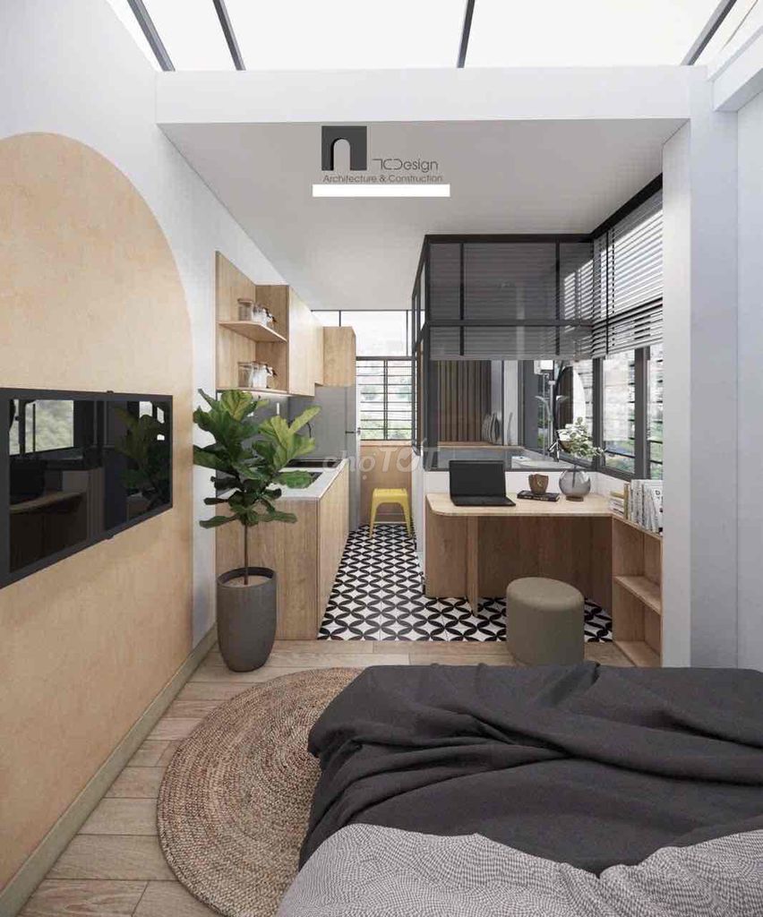 Căn hộ studio Tân Quy Quận 7 30m² giá 5.1 triệu - Thiết kế hiện đại, cửa sổ lớn