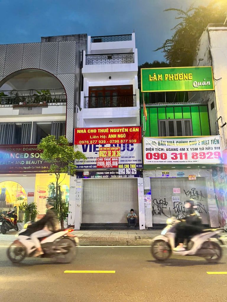 Nhà Mặt Tiền Đường Phạm Viết Chánh Quận 1, Diện Tích 250m², Giá Thuê 50 triệu - Đầu Tư Sinh Lời!
