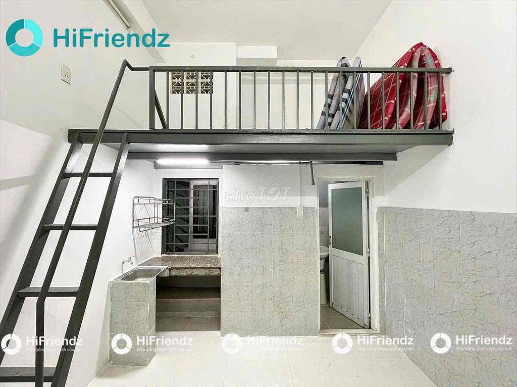 Cho thuê phòng có gác 28m² giá 3.8 triệu - Full nội thất cao cấp