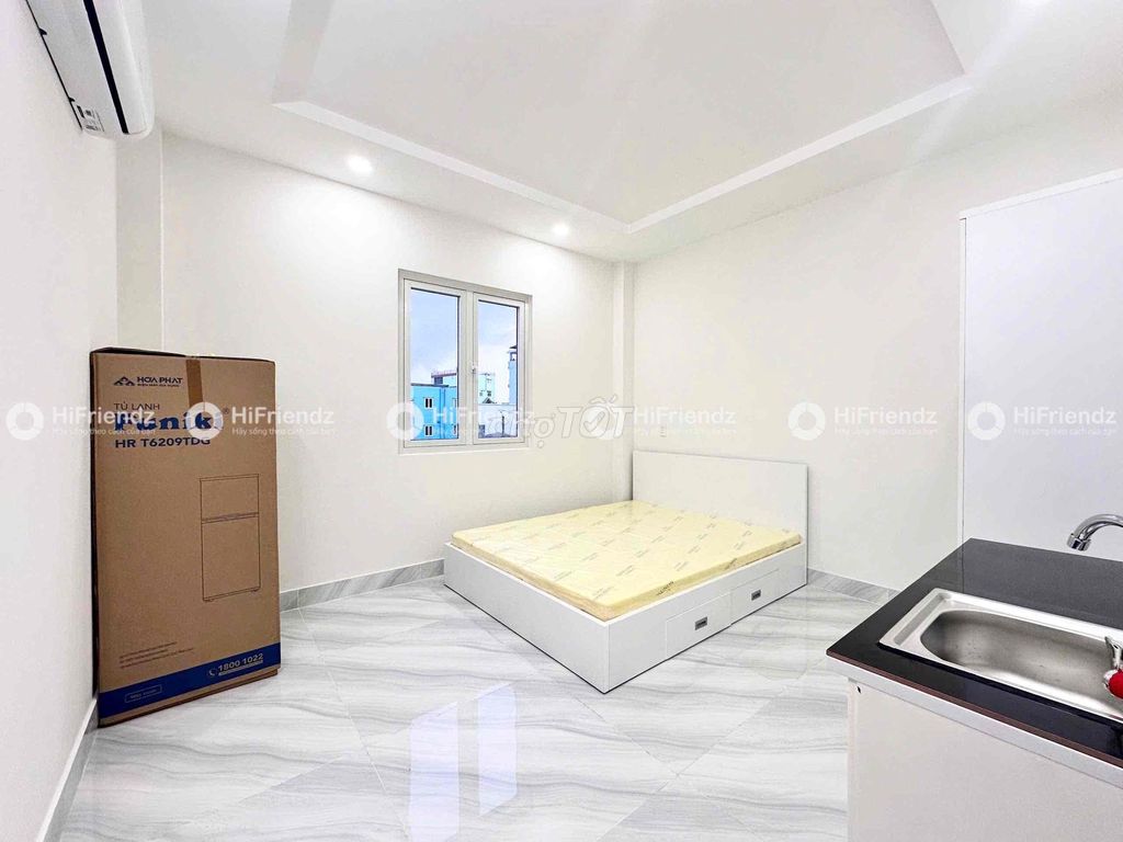 Căn hộ dịch vụ Q6 22m² giá 3.8 triệu - Full nội thất, giờ giấc tự do!