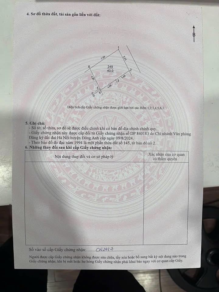 Đất nền Vân Hà Đông Anh 40m² giá 2 tỷ - Pháp lý chuẩn, ô tô tránh