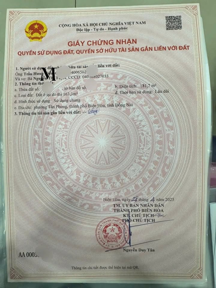 Đất mặt tiền Đồng Khởi, Biên Hòa 180m² giá hơn 9 tỷ - Vị trí đắc địa kinh doanh đa ngành