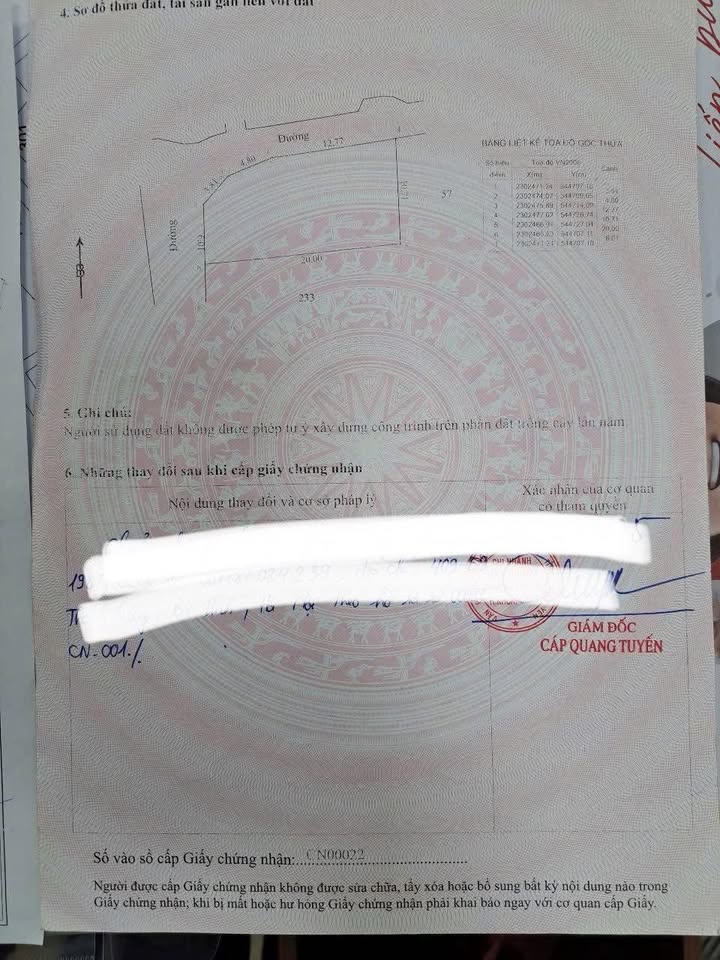 Đất thổ cư Tân Châu, Khoái Châu 193m² - Ô tô tránh, vị trí đắc địa!