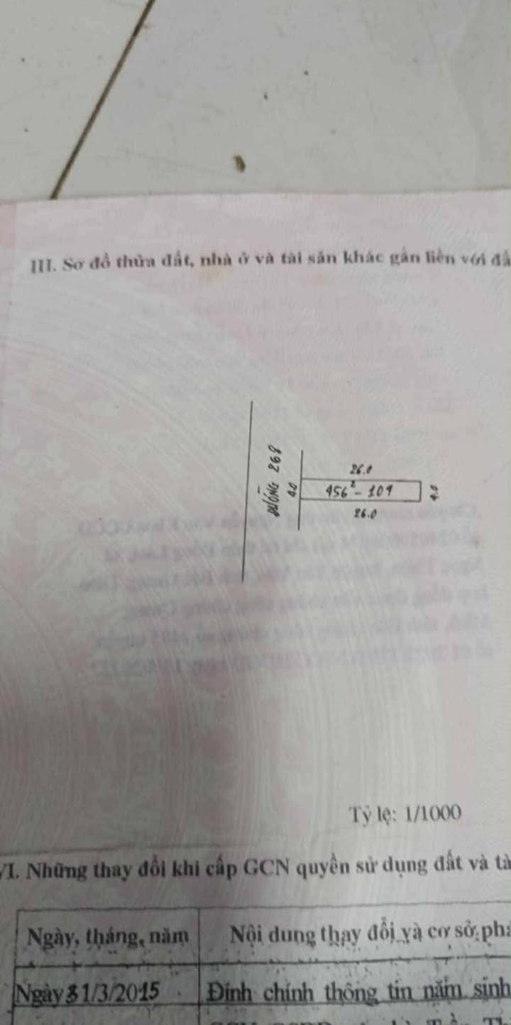 Đất thổ cư mặt tỉnh lộ 268, xã Đồng Kỳ, 104m² giá 1.2 tỷ - Cần bán gấp!