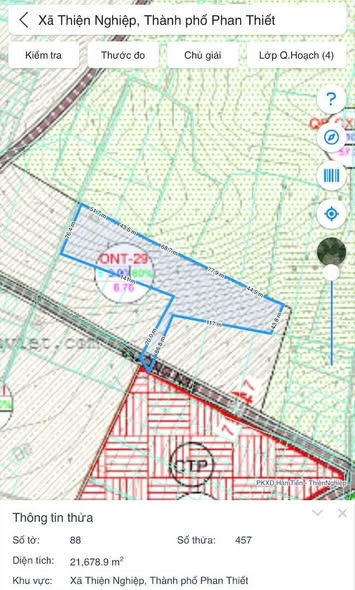 Đất nền tại xã Thiện Nghiệp, Phan Thiết 21.678m² giá 26 tỷ - Cơ hội đầu tư hấp dẫn!