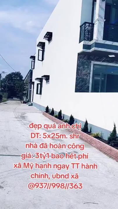 Đất nền Mỹ Hạnh Nam 125m² giá 3.1 tỷ - Vị trí đẹp, đầy đủ tiện ích!