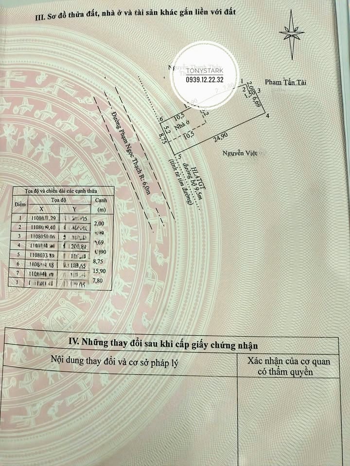 Nhà phố Rạch Giá 215m² giá 3 tỷ - Sổ đỏ lâu dài, hướng Tây Nam!