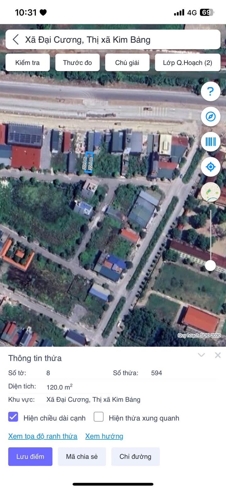 Đất nền đẹp 120m² tại xã Đại Cương, Kim Bảng - Giá đầu tư chỉ 3.42 tỷ!