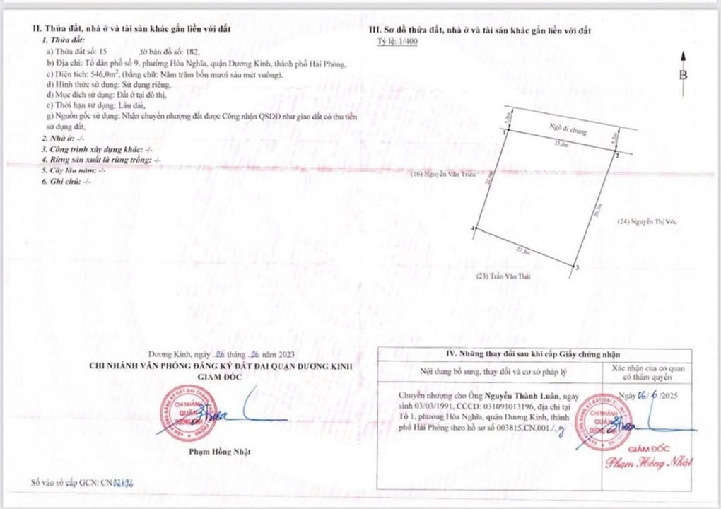 Đất nền phường Hòa Nghĩa 546m² giá chỉ 10 triệu/m² - Cơ hội đầu tư sinh lời!