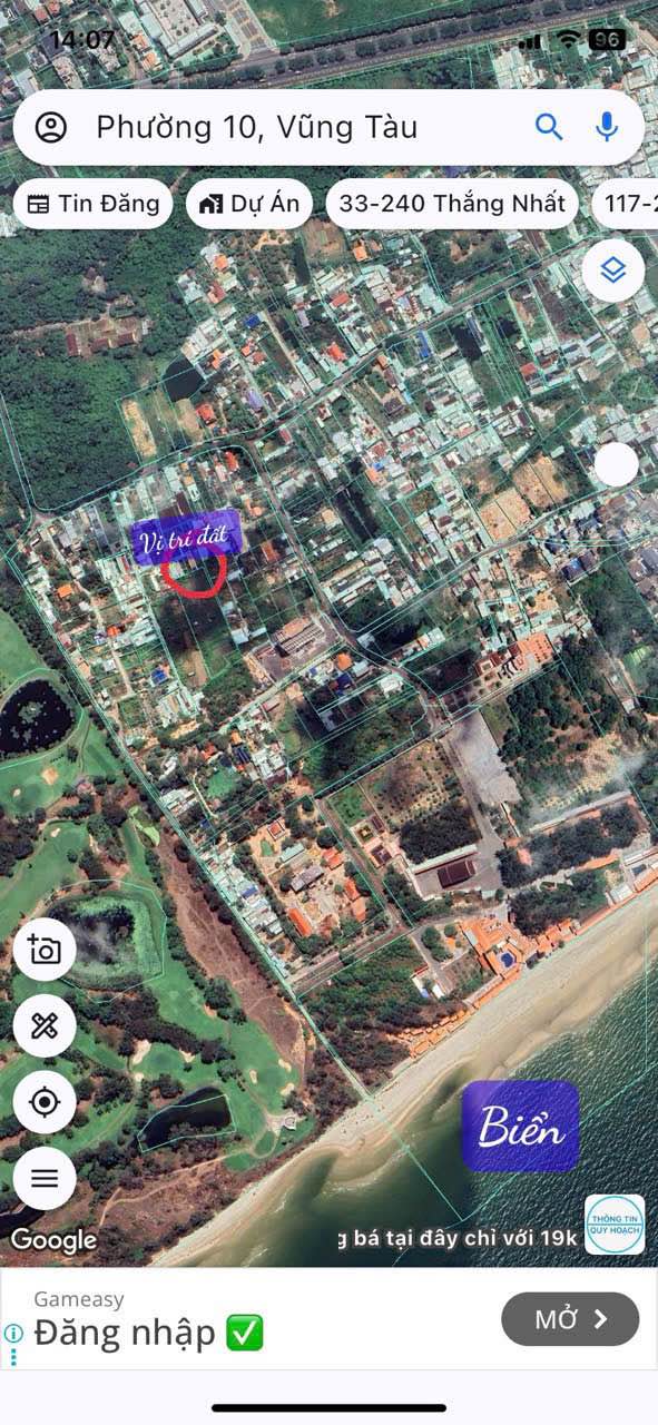 Đất nền Vũng Tàu 95m² giá 3.5 tỷ - Cơ hội đầu tư hấp dẫn!