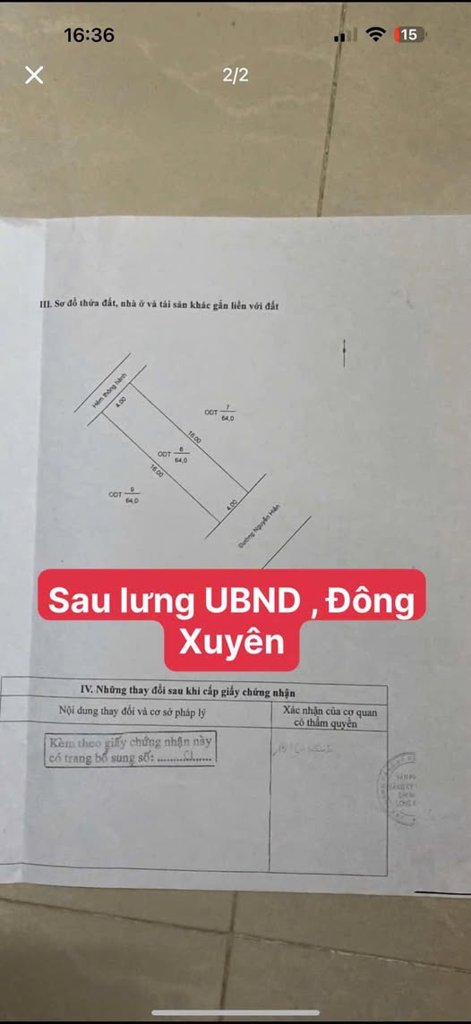 Đất nền đẹp tại Long Xuyên, An Giang 64m² giá 1.9 tỷ - Sổ riêng, thổ cư 100%!