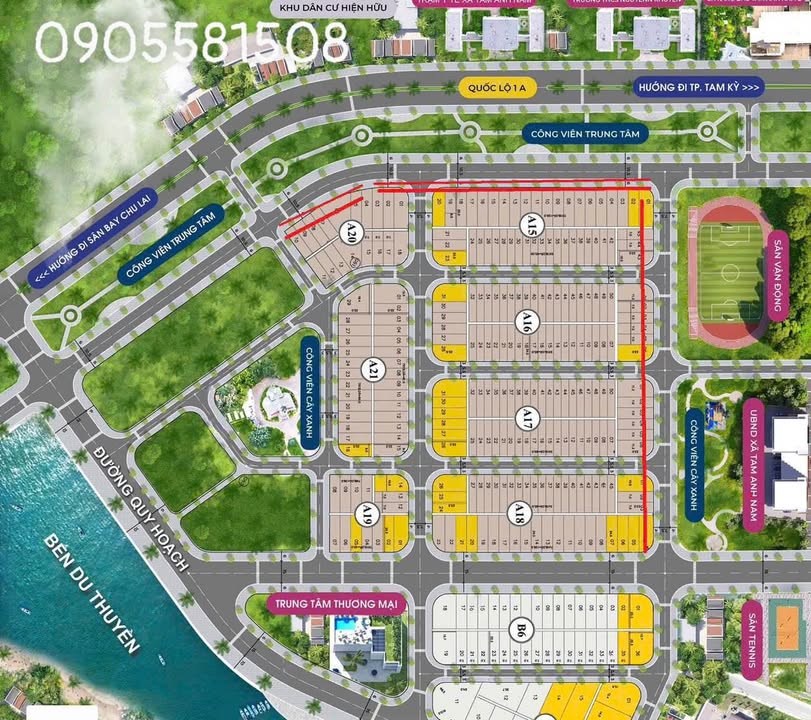 Đất nền khu dân cư UBND xã Tam Anh, huyện Núi Thành 157m² giá 1.1 tỷ - Cơ hội đầu tư tuyệt vời!