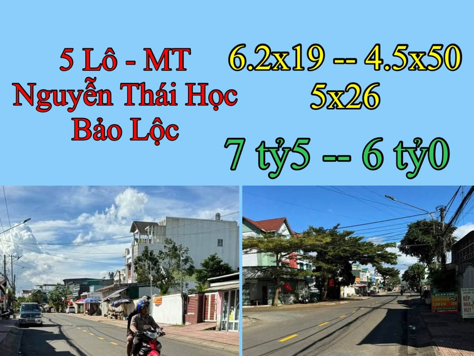 Nhà mặt tiền Nguyễn Thái Học, Bảo Lộc 117.8m² giá 7.5 tỷ - Kinh doanh sầm uất!