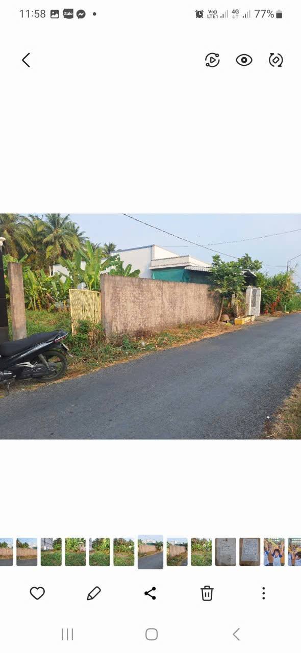 Đất thổ cư 200m² tại Ninh Quới, Gò Công Tây giá 800 triệu – Sổ hồng đầy đủ!