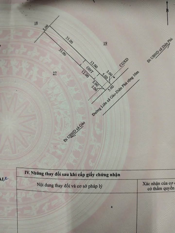 Đất mặt tiền Trần Can, Diên Phú 250m² giá 950 triệu - Bán gấp, tặng nhà!