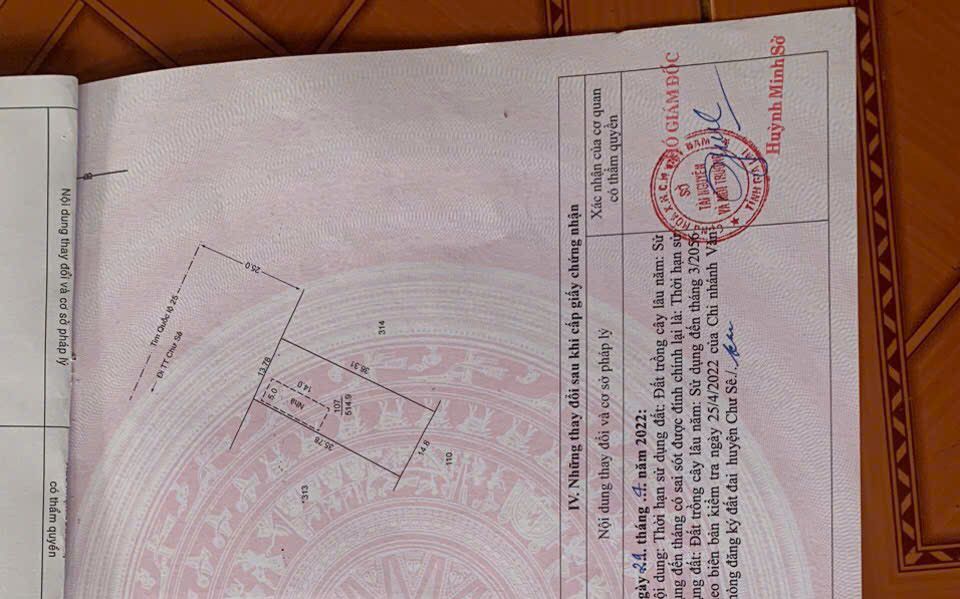 Đất mặt tiền Quốc lộ 25 Chư Sê 490m² - Kinh doanh thuận lợi!