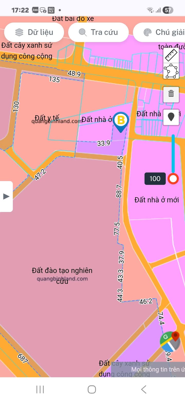 Đất ở Bắc Lý, Đồng Hới 222m² giá 1.15 tỷ - Cơ hội đầu tư sinh lời!