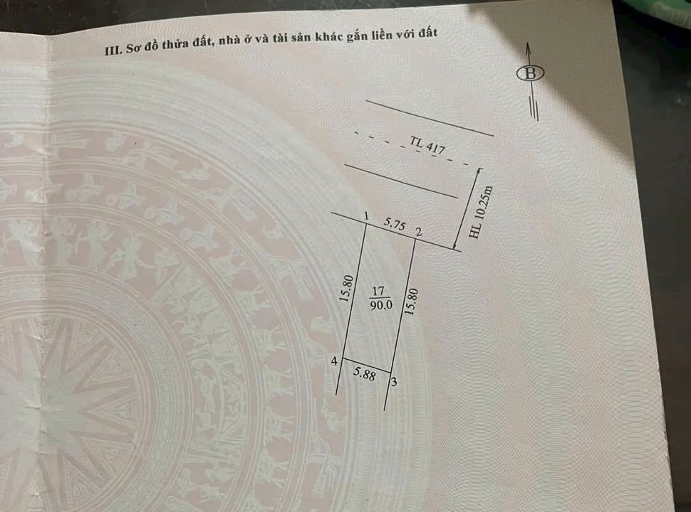 Đất Vân Nam Phúc Thọ 90m² giá 7 tỷ - Mặt tiền rộng, kinh doanh tuyệt vời!