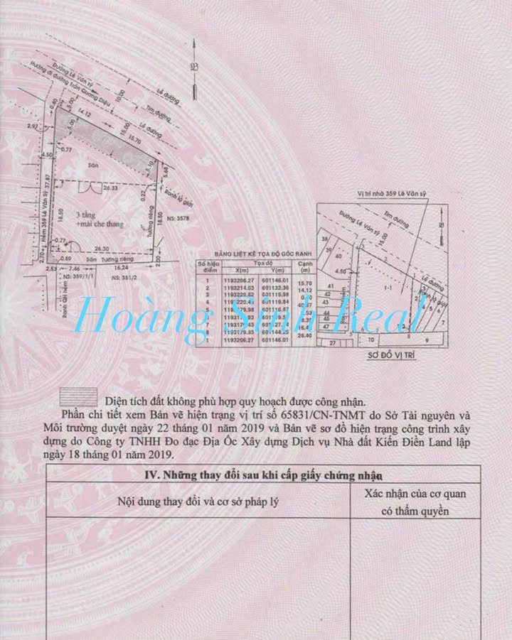 Bán FrontHouse 359 Lê Văn Sỹ, Quận 3, 923.6m² - Mặt tiền kinh doanh đắc địa!