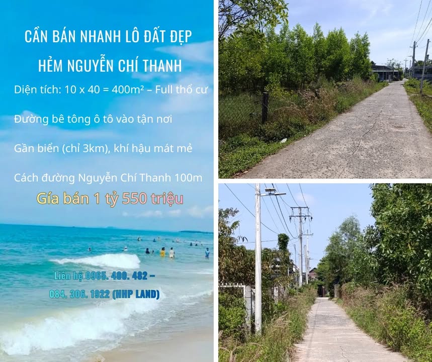 Đất đẹp Tân Bình La Gi 400m² giá 1.55 tỷ - Tiềm năng đầu tư lớn!