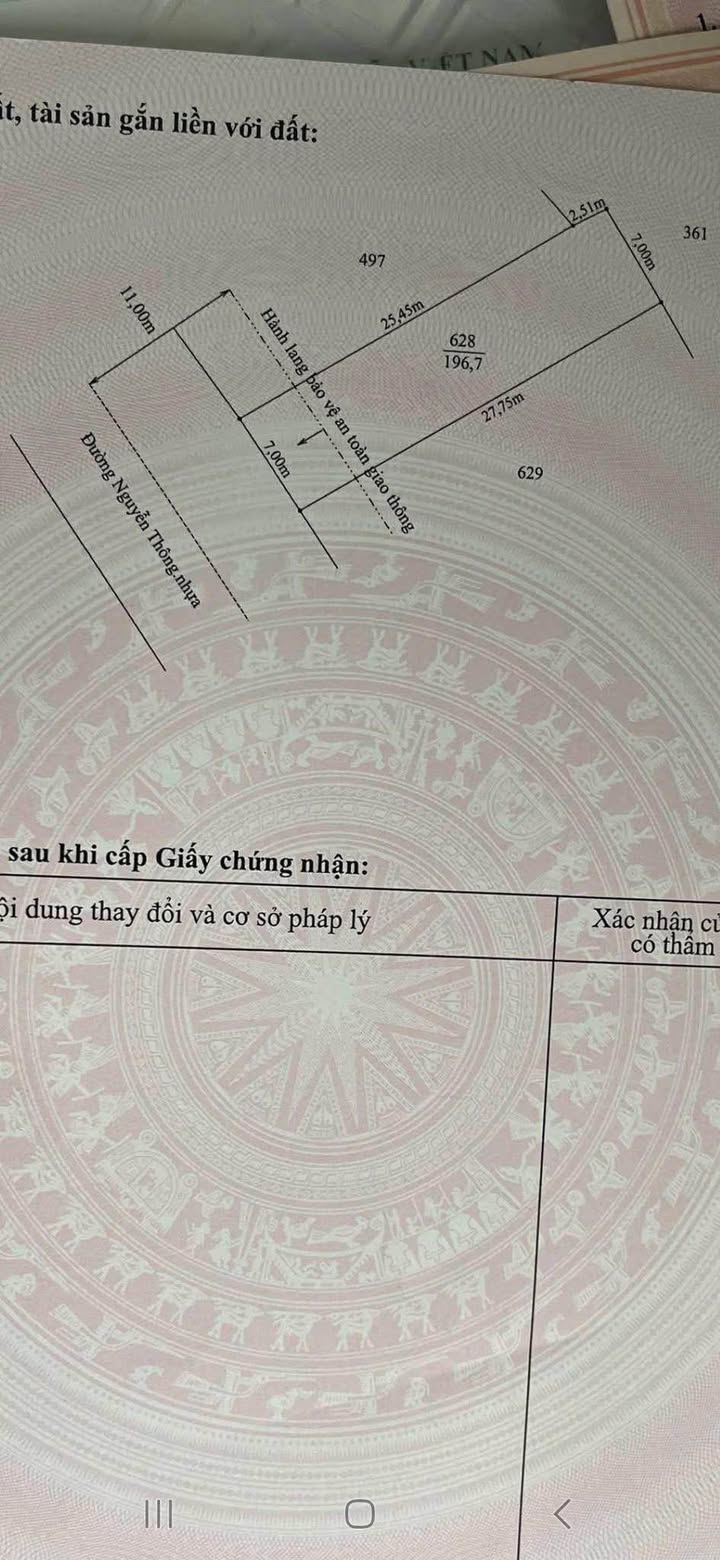 Đất nền 189m² mặt tiền đường Nguyễn Thông, xã Phú Ngãi Trị, huyện Châu Thành - Giá 1.54 tỷ, cơ hội đầu tư tuyệt vời!