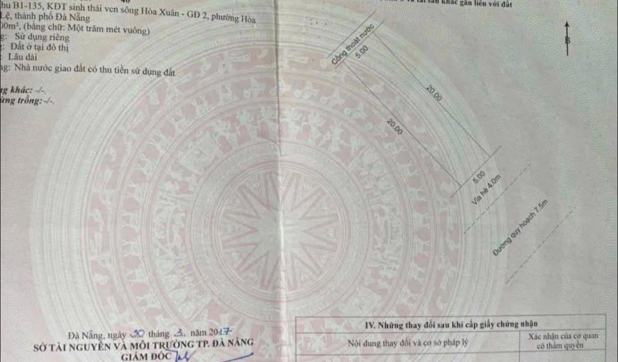 Đất nền Cồn Dầu Đà Nẵng 200m² - Hướng Đông Nam, giá tốt cho nhà đầu tư!