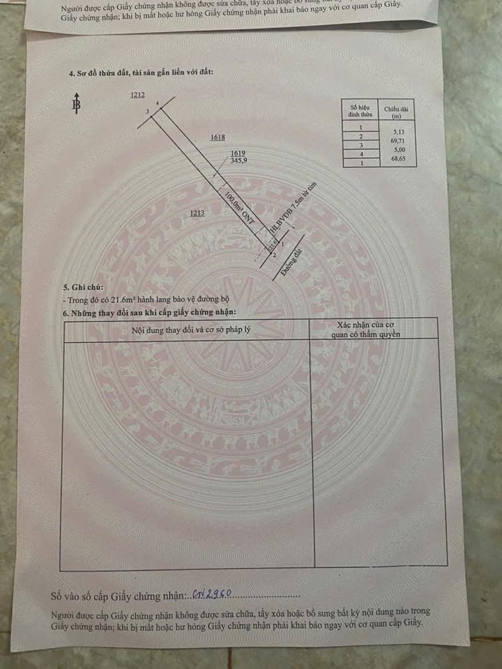 Đất nền Lộc Thành 350m² giá chỉ 100 triệu - Sổ đỏ chính chủ!