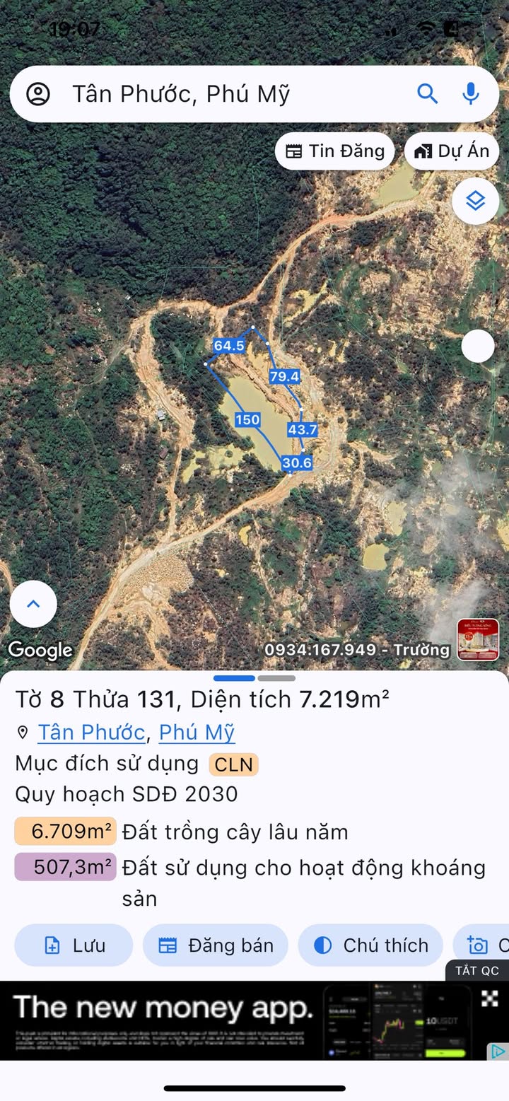 Đất nền Tân Phước, Phú Mỹ 23.099m² giá chỉ 500 triệu - Đầu tư sinh lời ngay!