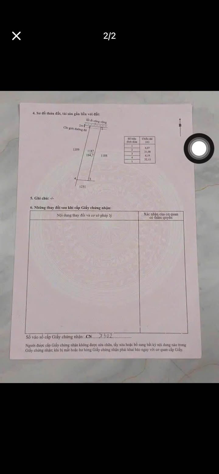 Đất nền 194m² tại Lộc Trung, Cần Giuộc - Giá 1.1 tỷ - Sổ đỏ chính chủ!