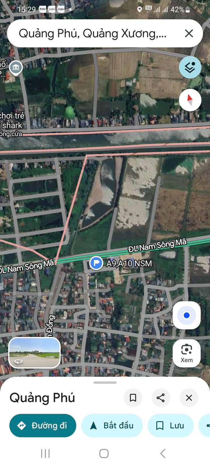 Bán đất 2 lô liền nhau tại mặt đường Nam Sông Mã, Quảng Phú, 202m² - Đầu tư sinh lời ngay!