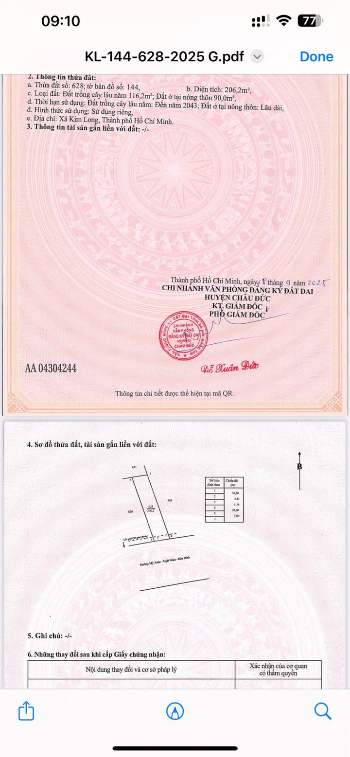 Nhà mặt tiền đường Mỹ Xuân - Kim Long 210m² giá 2.1 tỷ - Pháp lý rõ ràng!