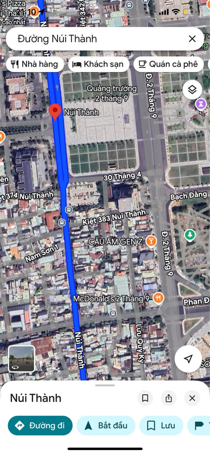 Lô góc FrontHouse đường Núi Thành, quận Hải Châu, 120m² - Kinh doanh cực thịnh!