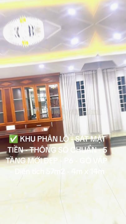 Nhà phố Gò Vấp 57m² giá 9.45 tỷ - Thiết kế hiện đại, vào ở ngay!