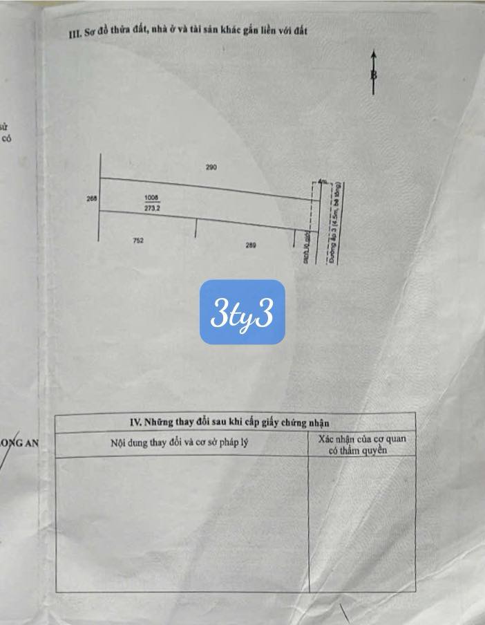 Đất nền 130m² tại ấp 3, xã Tân Bửu, Bến Lức - Giá 2.1 tỷ, thương lượng!