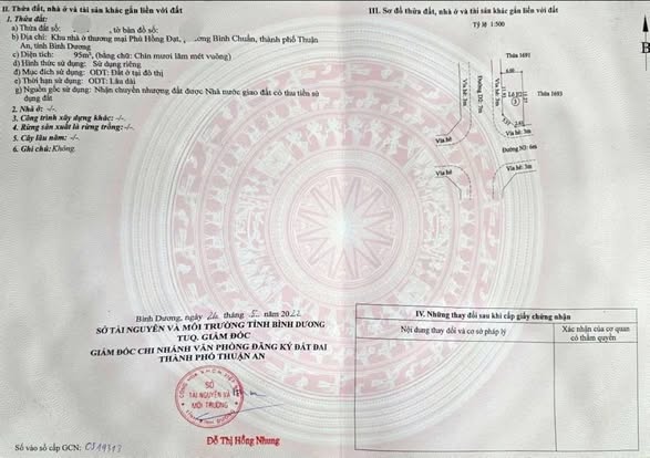 Đất 2 mặt tiền khu nhà ở TM Phú Hồng Đạt, Bình Chuẩn 95m² giá 5.3 tỷ - Cơ hội đầu tư hoàn hảo!