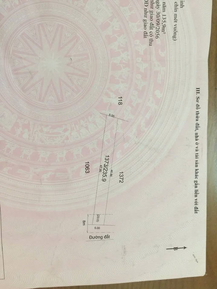 Đất nền Trảng Bàng 235m² giá 900 triệu - Mặt tiền đường 6m, thông thoáng