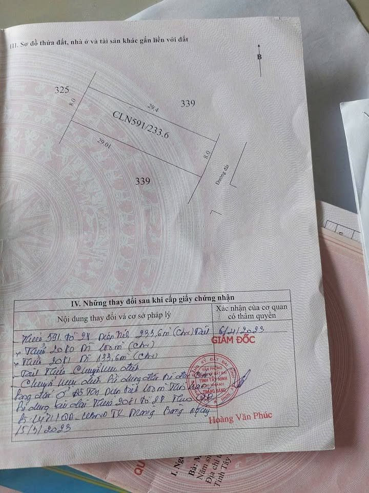 Đất nền An Khương, An Tịnh, Trảng Bàng 232m² giá 850 triệu - Cơ hội đầu tư sinh lời!